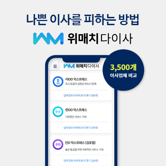 이사 고민 끝! 나쁜 이사업체 피하고, 후기로 검증된 최고의 선택하기